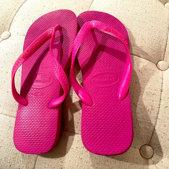 Havaianas Shoes Havaianas Womens Hot Pink Flip Flops Poshmark